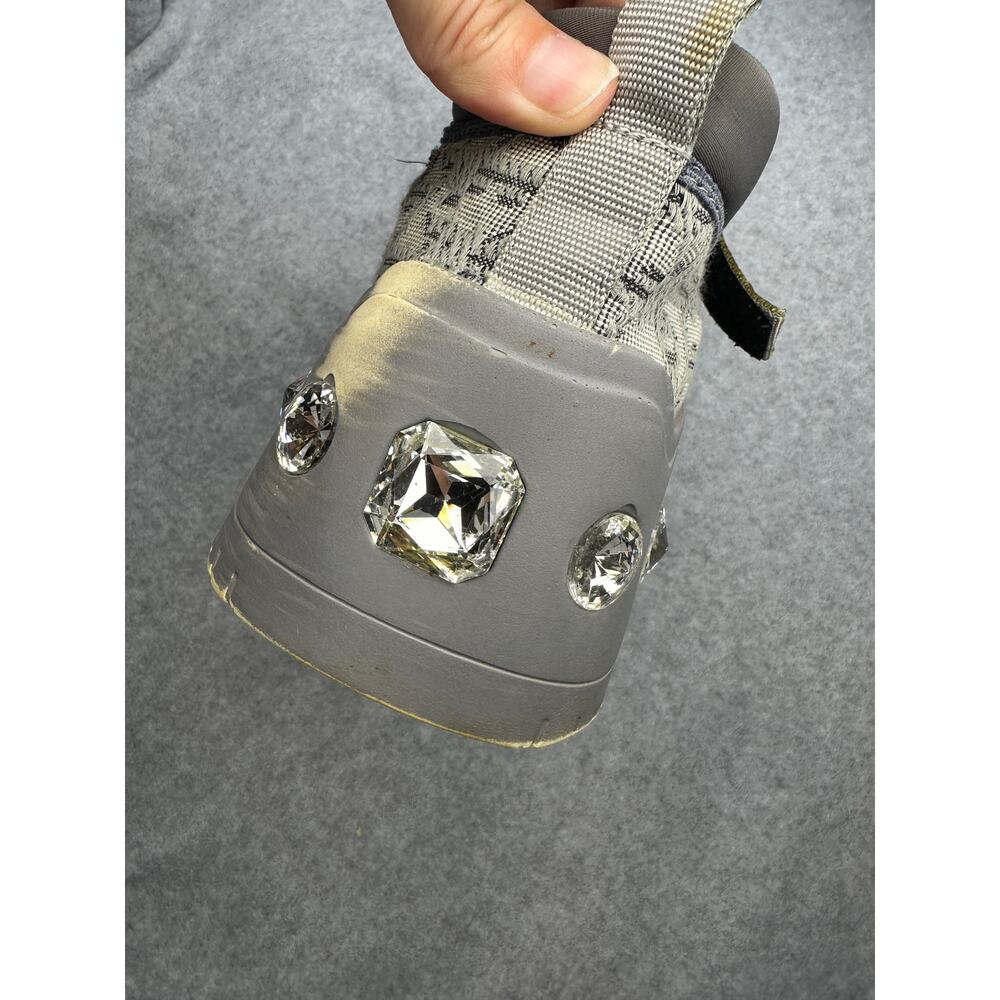 Dior D-Connect MG Rhinestone Sneaker Gray Women's EU 39 US 8.5-9 Right Shoe - Picture 6 of 12